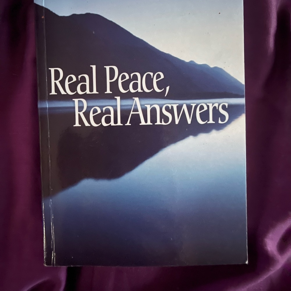 Real Peace, Real Answers Book